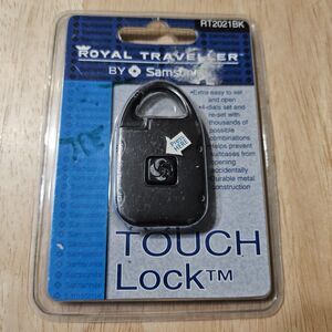 Royal Traveler RT2021BK Samsonite Touch Lock the case measures 4.5"x3.5"x1"